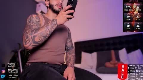 Teo Ferrer online show from October 7, 9:00 pm