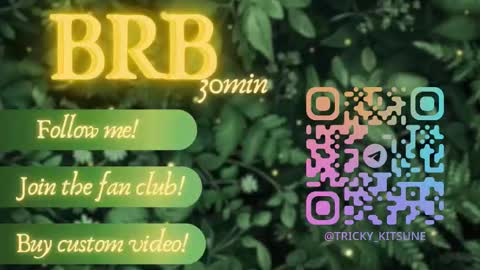 trickykitsune online show from January 19, 1:10 pm