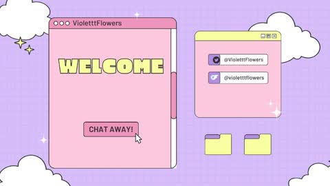 Violet Flowers online show from June 8, 1:28 am