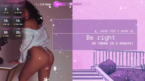 Snapshot of wini_fer chatting on February 20, 12:25 pm Wini Fer online show from February 20, 12:25 pm